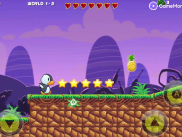 Penguin Run Adventure Game