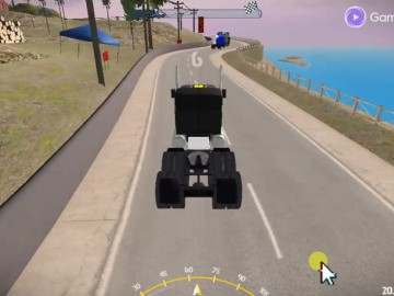 Truck Driver: Snowy Roads